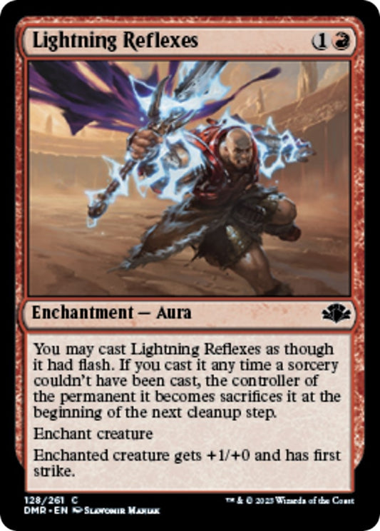 Image for Lightning Reflexes (128) (Dominaria Remastered) - Magic: The Gathering