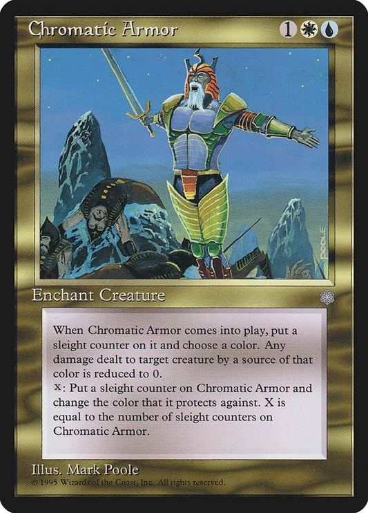 Image for Chromatic Armor (Ice Age) - Magic: The Gathering