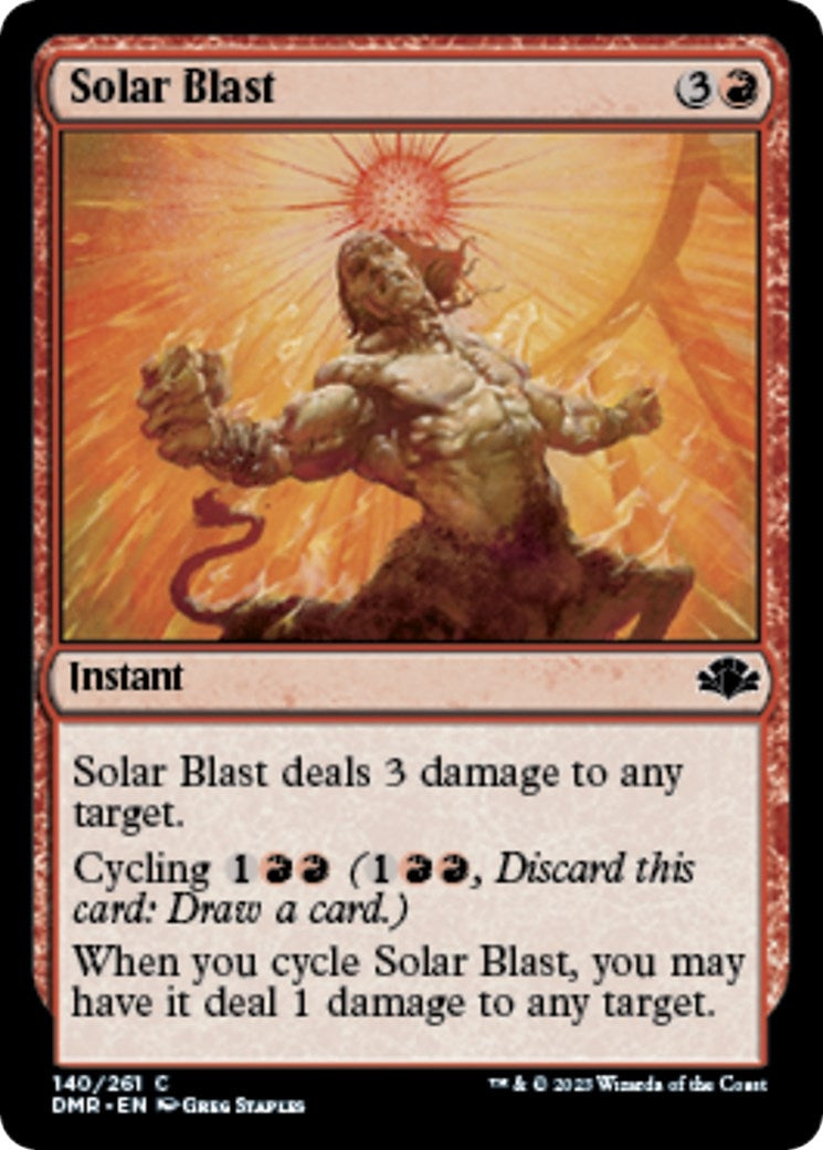 Image for Solar Blast (140) (Dominaria Remastered) - Magic: The Gathering