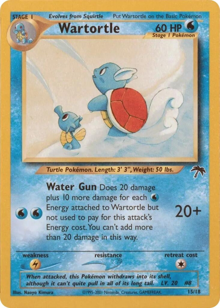 Image for Wartortle (15/18) (Southern Islands) - Pokemon