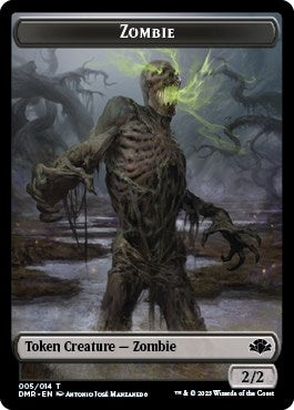 Image for Zombie Token (5) (Dominaria Remastered) - Magic: The Gathering