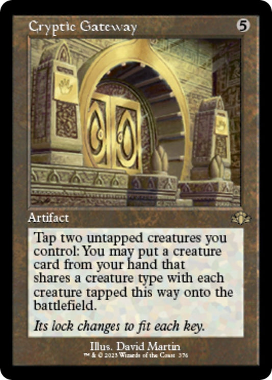 Image for Cryptic Gateway (Retro Frame) (376) (Dominaria Remastered) - Magic: The Gathering