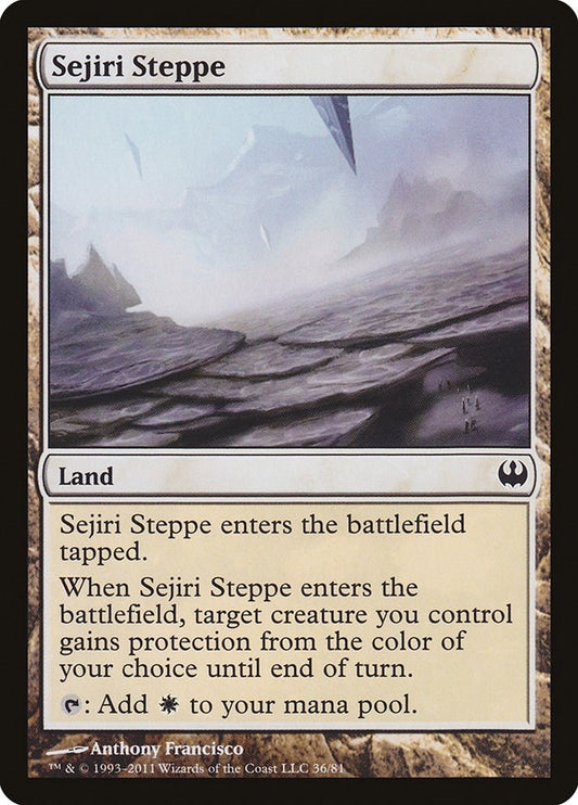 Image for Sejiri Steppe (36) (Duel Decks: Knights vs. Dragons) - Magic: The Gathering
