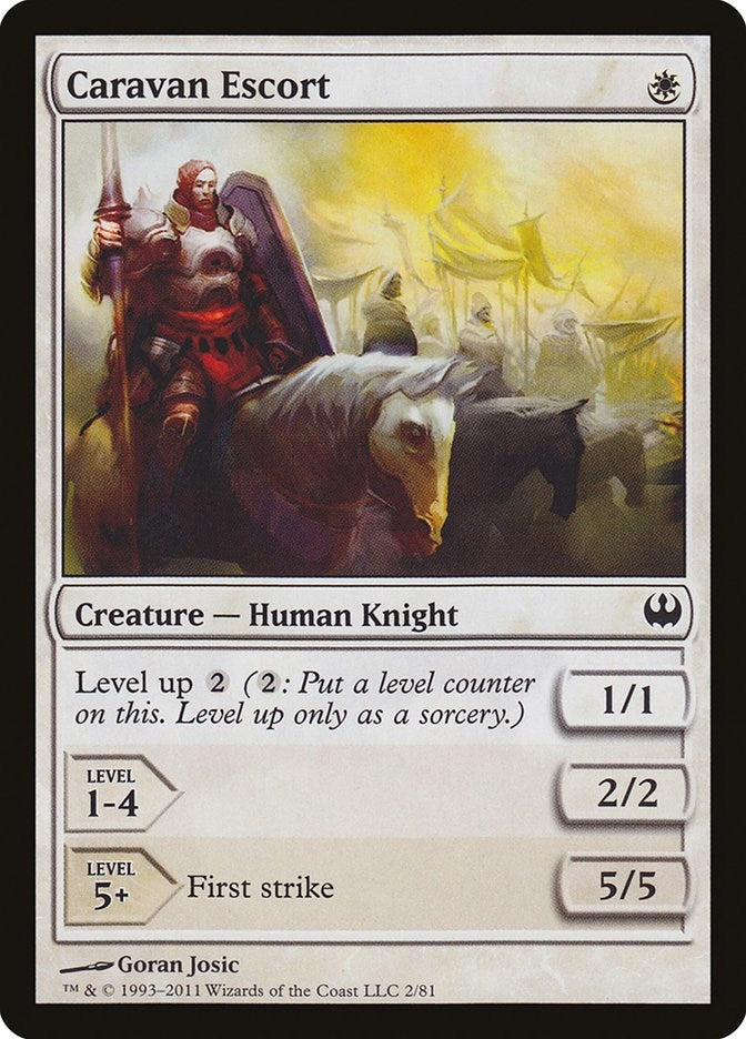 Image for Caravan Escort (2) (Duel Decks: Knights vs. Dragons) - Magic: The Gathering