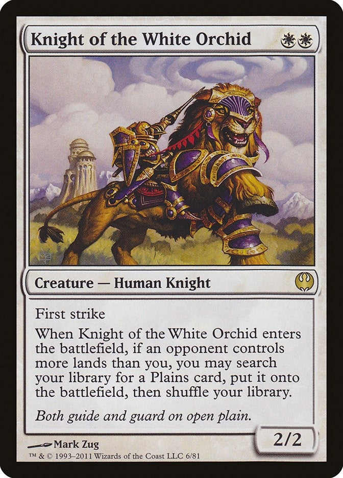 Image for Knight of the White Orchid (6) (Duel Decks: Knights vs. Dragons) - Magic: The Gathering