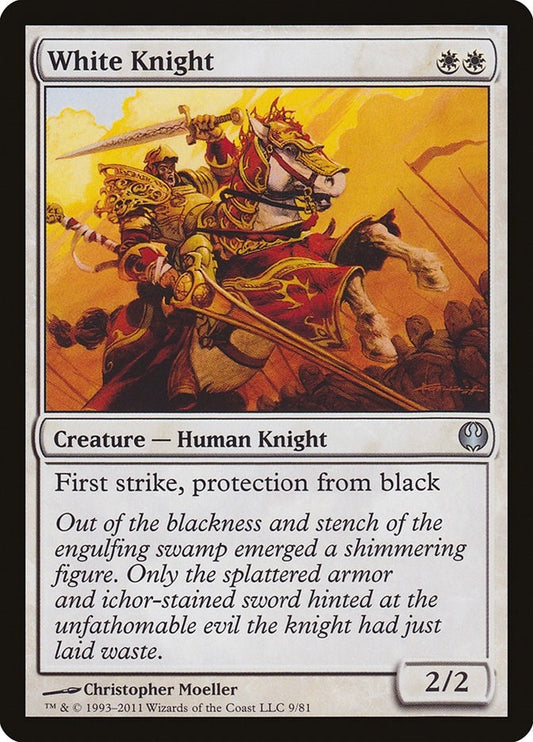 Image for White Knight (9) (Duel Decks: Knights vs. Dragons) - Magic: The Gathering