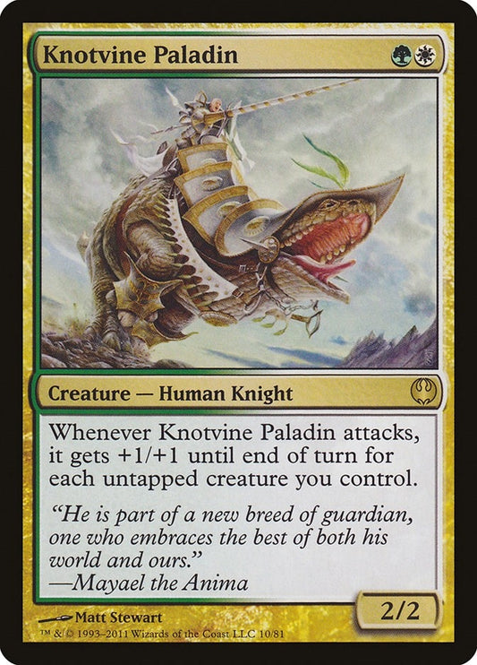 Image for Knotvine Paladin (10) (Duel Decks: Knights vs. Dragons) - Magic: The Gathering