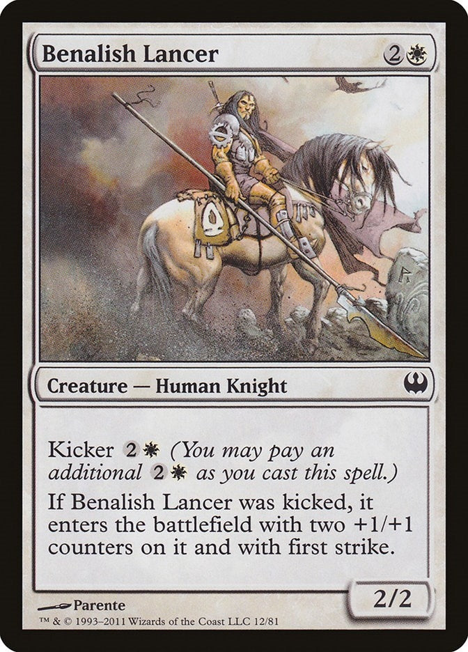 Image for Benalish Lancer (12) (Duel Decks: Knights vs. Dragons) - Magic: The Gathering