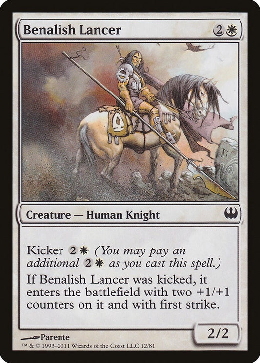 Image for Benalish Lancer (12) (Duel Decks: Knights vs. Dragons) - Magic: The Gathering