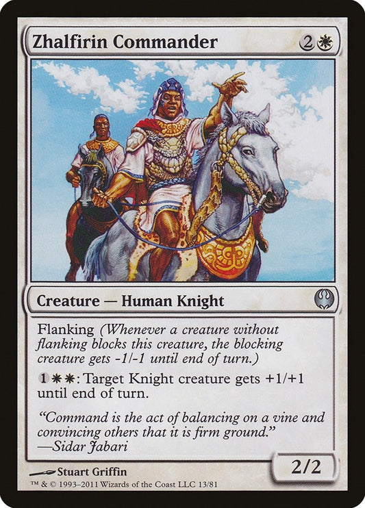 Image for Zhalfirin Commander (13) (Duel Decks: Knights vs. Dragons) - Magic: The Gathering