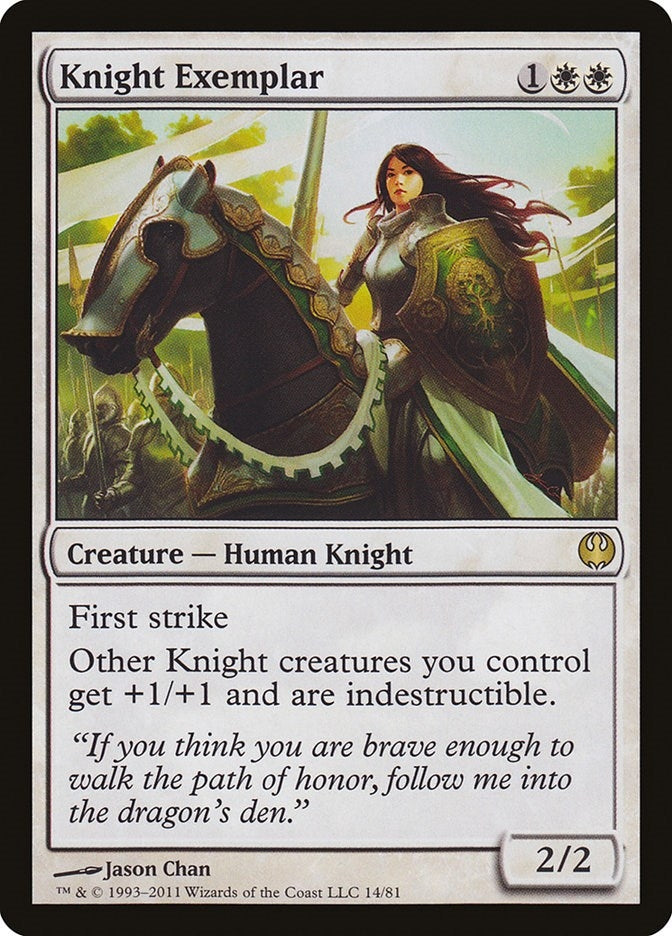 Image for Knight Exemplar (14) (Duel Decks: Knights vs. Dragons) - Magic: The Gathering