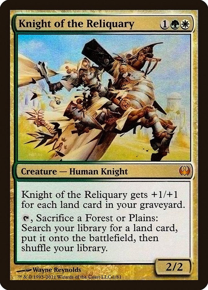 Image for Knight of the Reliquary (1) (Duel Decks: Knights vs. Dragons) - Magic: The Gathering