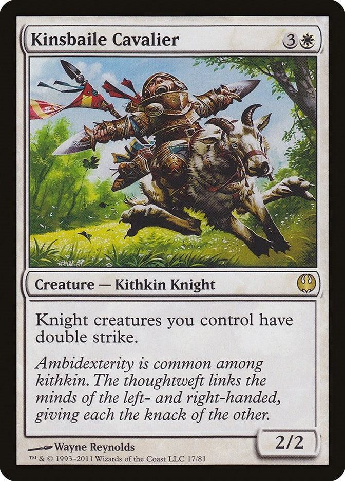 Image for Kinsbaile Cavalier (17) (Duel Decks: Knights vs. Dragons) - Magic: The Gathering