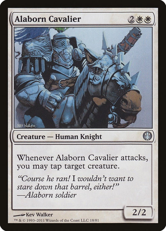 Image for Alaborn Cavalier (18) (Duel Decks: Knights vs. Dragons) - Magic: The Gathering