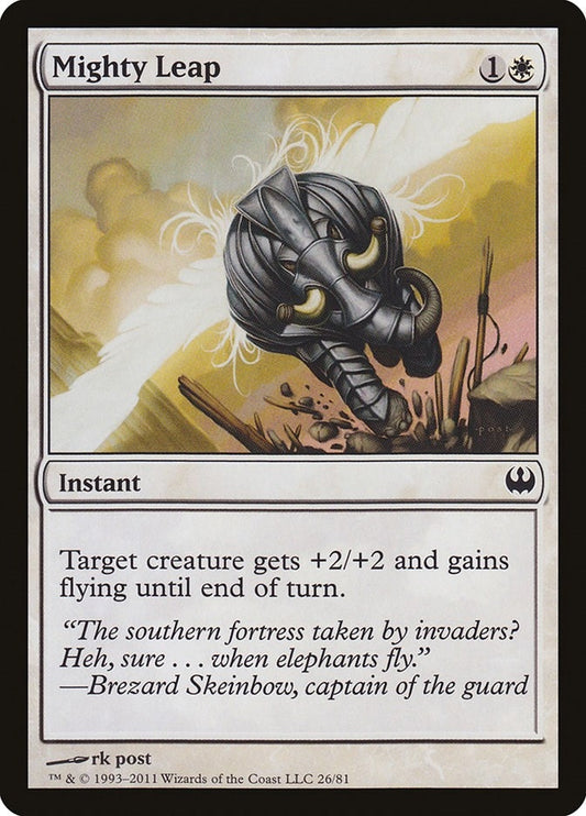 Image for Mighty Leap (26) (Duel Decks: Knights vs. Dragons) - Magic: The Gathering