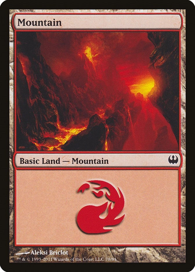 Image for Mountain (78) (78) (Duel Decks: Knights vs. Dragons) - Magic: The Gathering