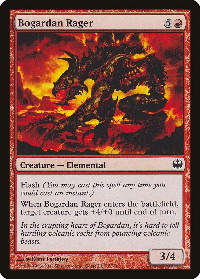 Image for Bogardan Rager (57) (Duel Decks: Knights vs. Dragons) - Magic: The Gathering