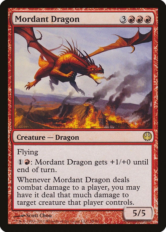 Image for Mordant Dragon (58) (Duel Decks: Knights vs. Dragons) - Magic: The Gathering