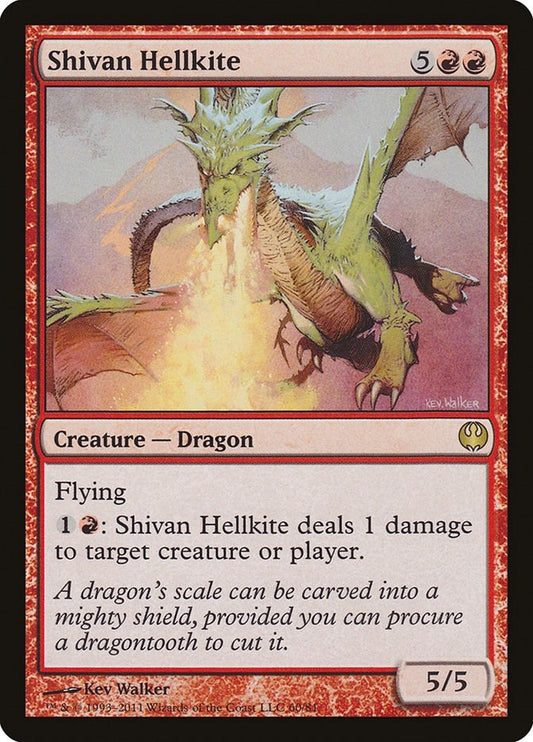 Image for Shivan Hellkite (60) (Duel Decks: Knights vs. Dragons) - Magic: The Gathering