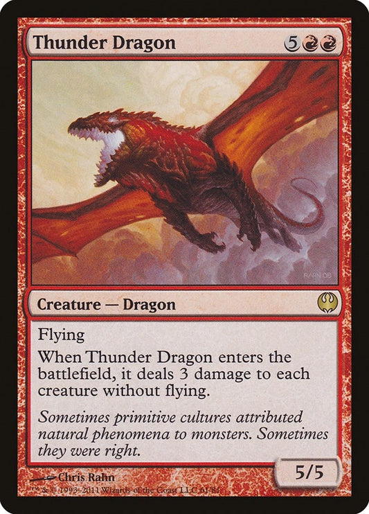 Image for Thunder Dragon (61) (Duel Decks: Knights vs. Dragons) - Magic: The Gathering