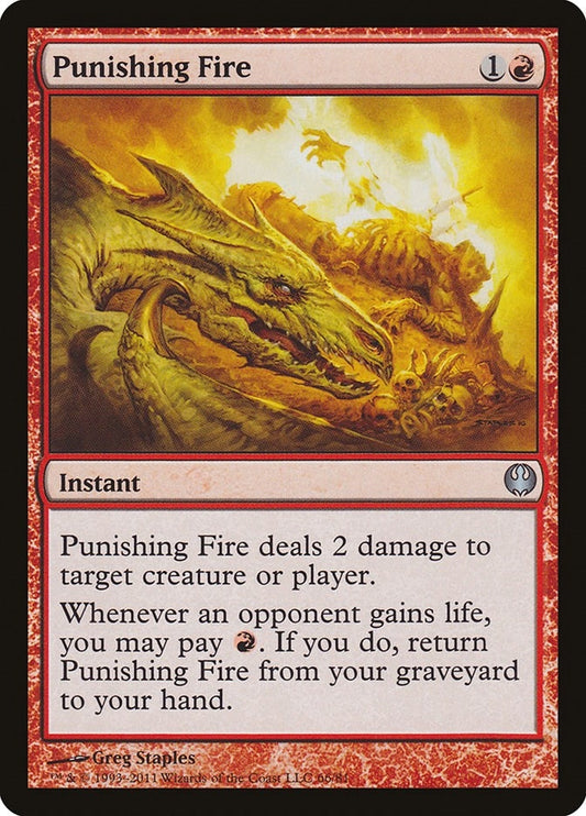 Image for Punishing Fire (66) (Duel Decks: Knights vs. Dragons) - Magic: The Gathering