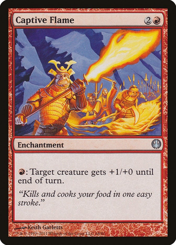 Image for Captive Flame (68) (Duel Decks: Knights vs. Dragons) - Magic: The Gathering