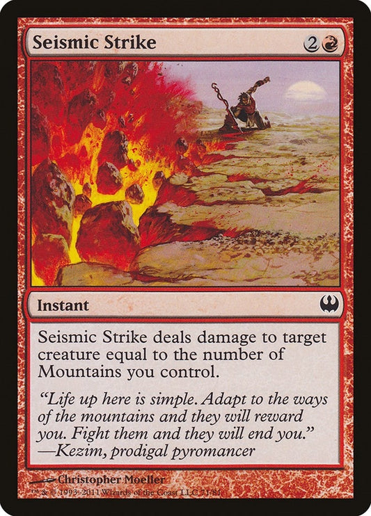 Image for Seismic Strike (71) (Duel Decks: Knights vs. Dragons) - Magic: The Gathering