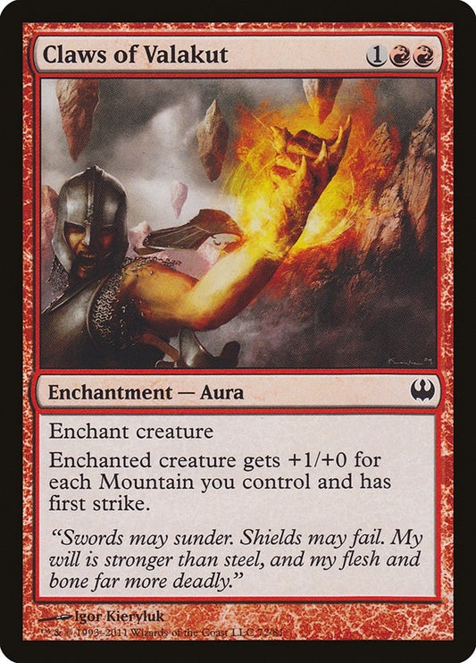 Image for Claws of Valakut (72) (Duel Decks: Knights vs. Dragons) - Magic: The Gathering