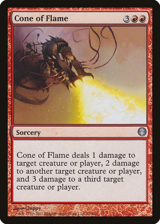 Image for Cone of Flame (75) (Duel Decks: Knights vs. Dragons) - Magic: The Gathering