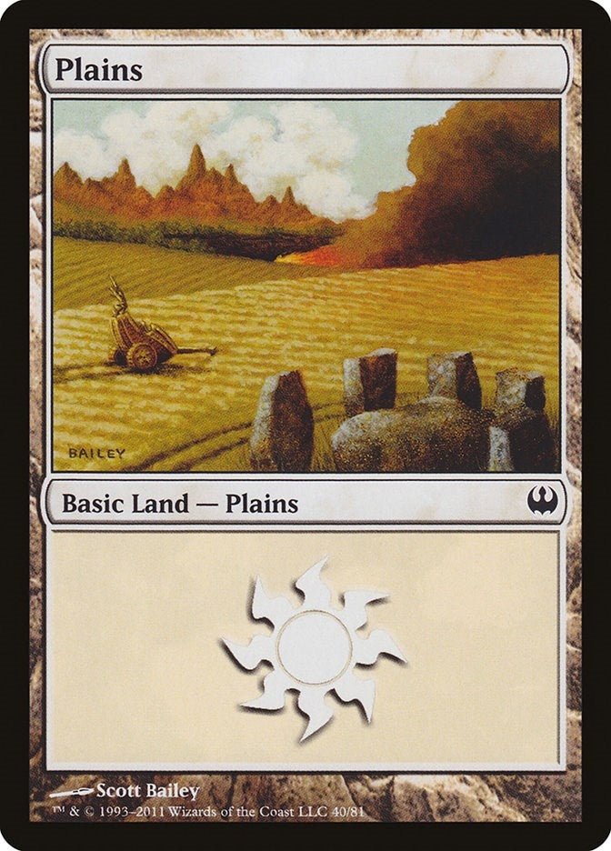 Image for Plains (40) (40) (Duel Decks: Knights vs. Dragons) - Magic: The Gathering