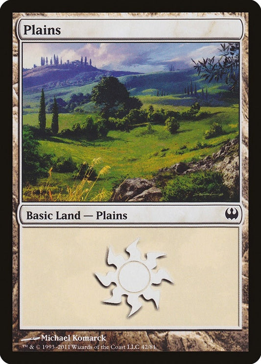 Image for Plains (42) (42) (Duel Decks: Knights vs. Dragons) - Magic: The Gathering
