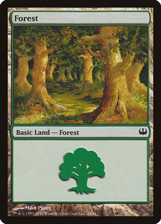 Image for Forest (44) (44) (Duel Decks: Knights vs. Dragons) - Magic: The Gathering