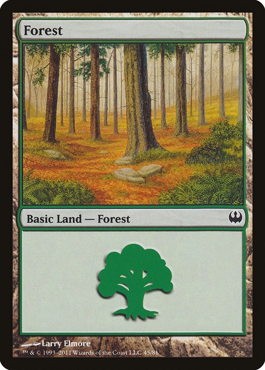 Image for Forest (45) (45) (Duel Decks: Knights vs. Dragons) - Magic: The Gathering