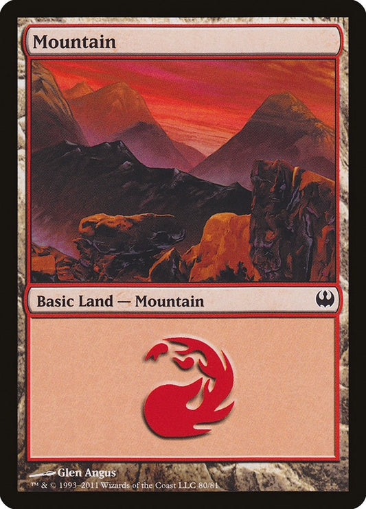 Image for Mountain (80) (80) (Duel Decks: Knights vs. Dragons) - Magic: The Gathering