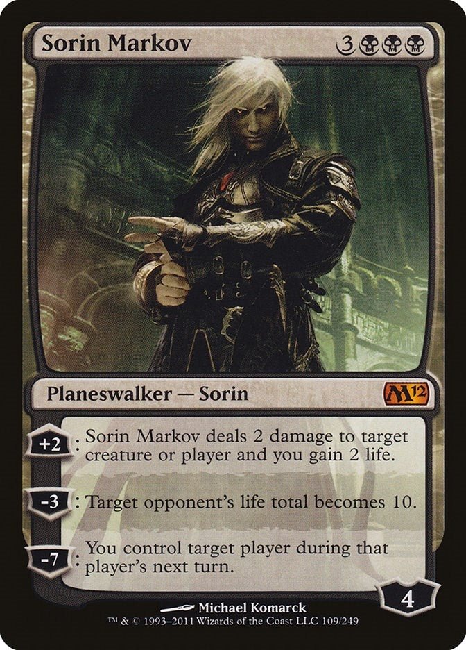 Image for Sorin Markov (109) (Magic 2012 (M12)) - Magic: The Gathering
