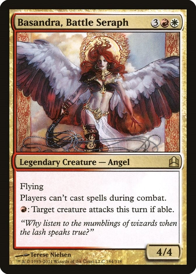 Image for Basandra, Battle Seraph (184) (Commander) - Magic: The Gathering