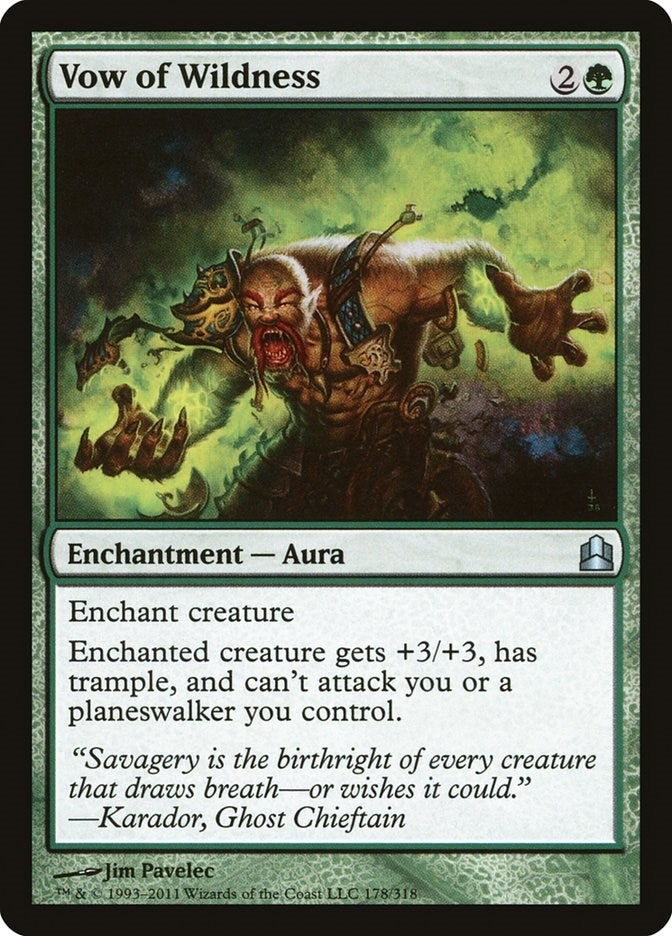 Image for Vow of Wildness (178) (Commander) - Magic: The Gathering