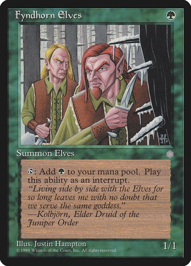 Image for Fyndhorn Elves (132) (Ice Age) - Magic: The Gathering