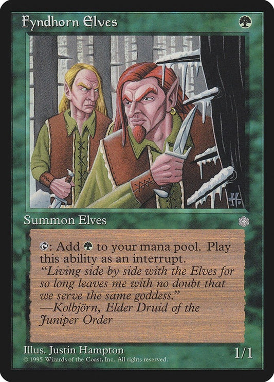 Image for Fyndhorn Elves (132) (Ice Age) - Magic: The Gathering