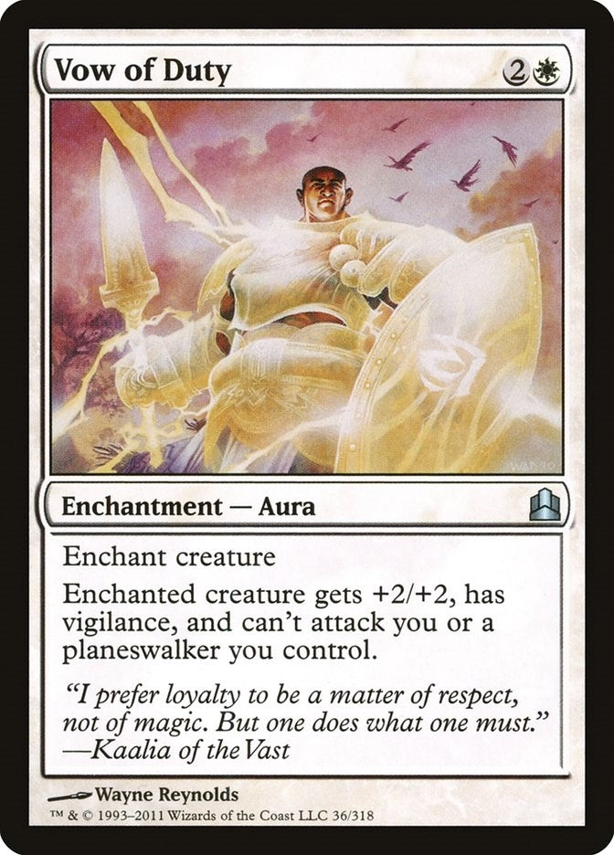 Image for Vow of Duty (36) (Commander) - Magic: The Gathering