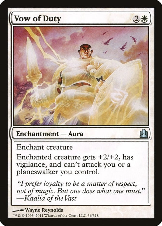 Image for Vow of Duty (36) (Commander) - Magic: The Gathering