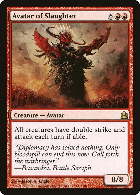 Image for Avatar of Slaughter (111) (Commander) - Magic: The Gathering