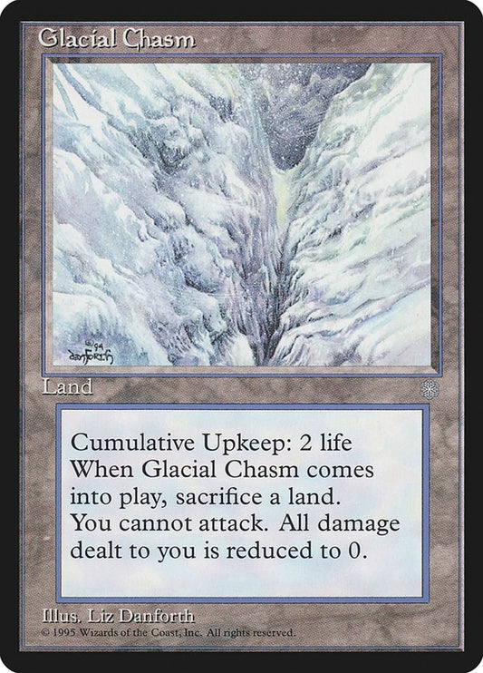 Image for Glacial Chasm (353) (Ice Age) - Magic: The Gathering