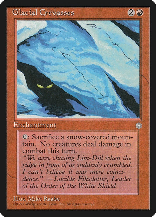 Image for Glacial Crevasses (187) (Ice Age) - Magic: The Gathering