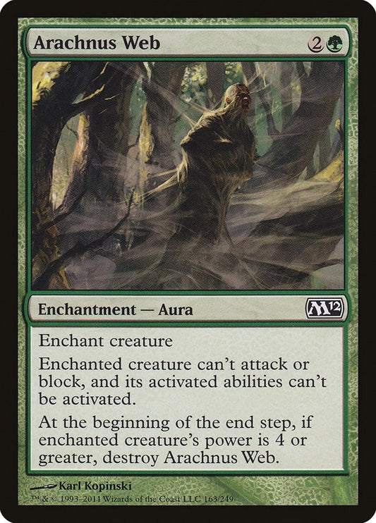 Image for Arachnus Web (163) (Magic 2012 (M12)) - Magic: The Gathering