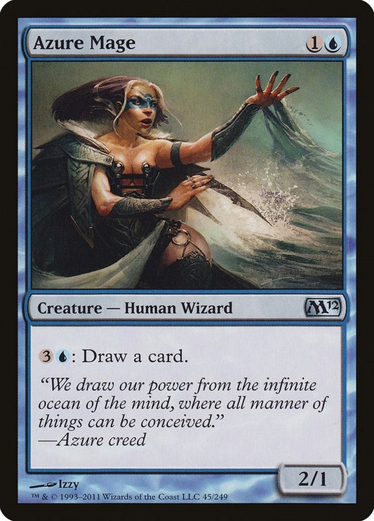 Image for Azure Mage (45) (Magic 2012 (M12)) - Magic: The Gathering