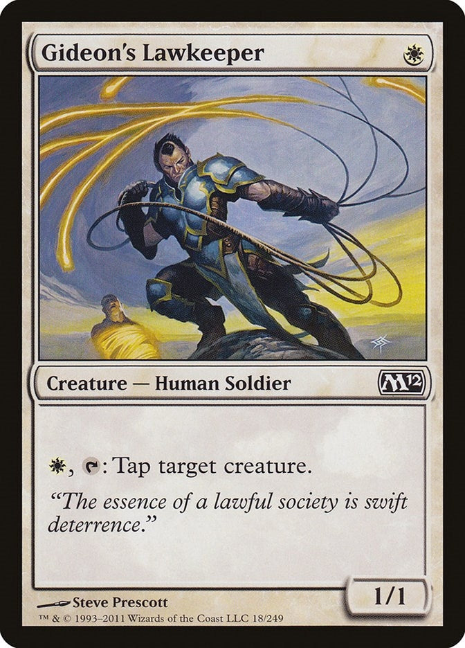 Image for Gideon's Lawkeeper (18) (Magic 2012 (M12)) - Magic: The Gathering