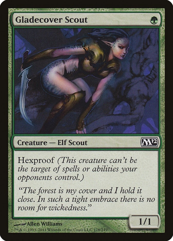 Image for Gladecover Scout (178) (Magic 2012 (M12)) - Magic: The Gathering