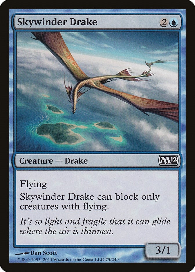 Image for Skywinder Drake (75) (Magic 2012 (M12)) - Magic: The Gathering