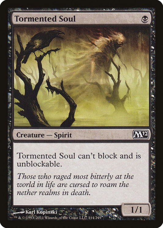 Image for Tormented Soul (114) (Magic 2012 (M12)) - Magic: The Gathering